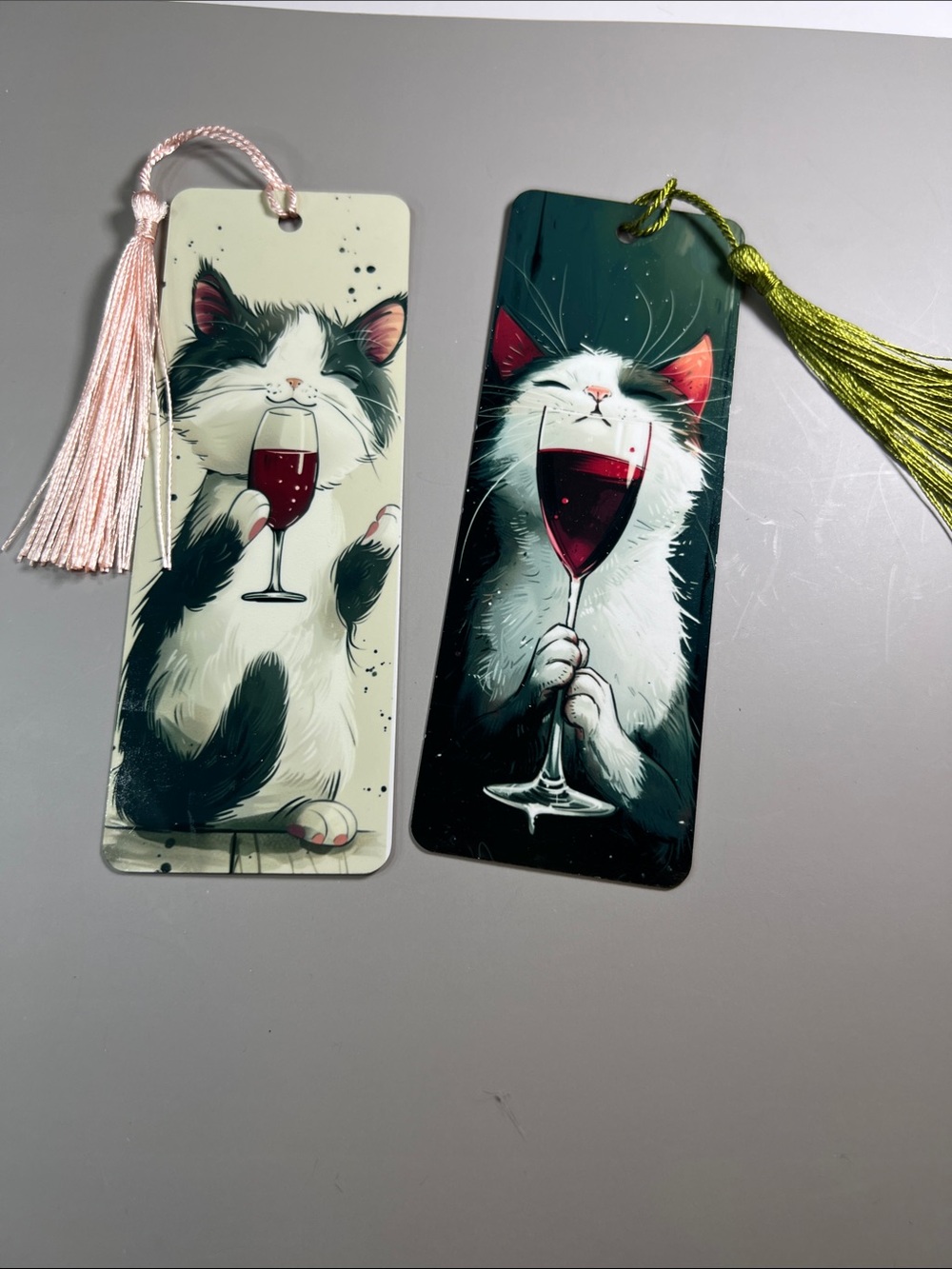 Metal cat bookmarks